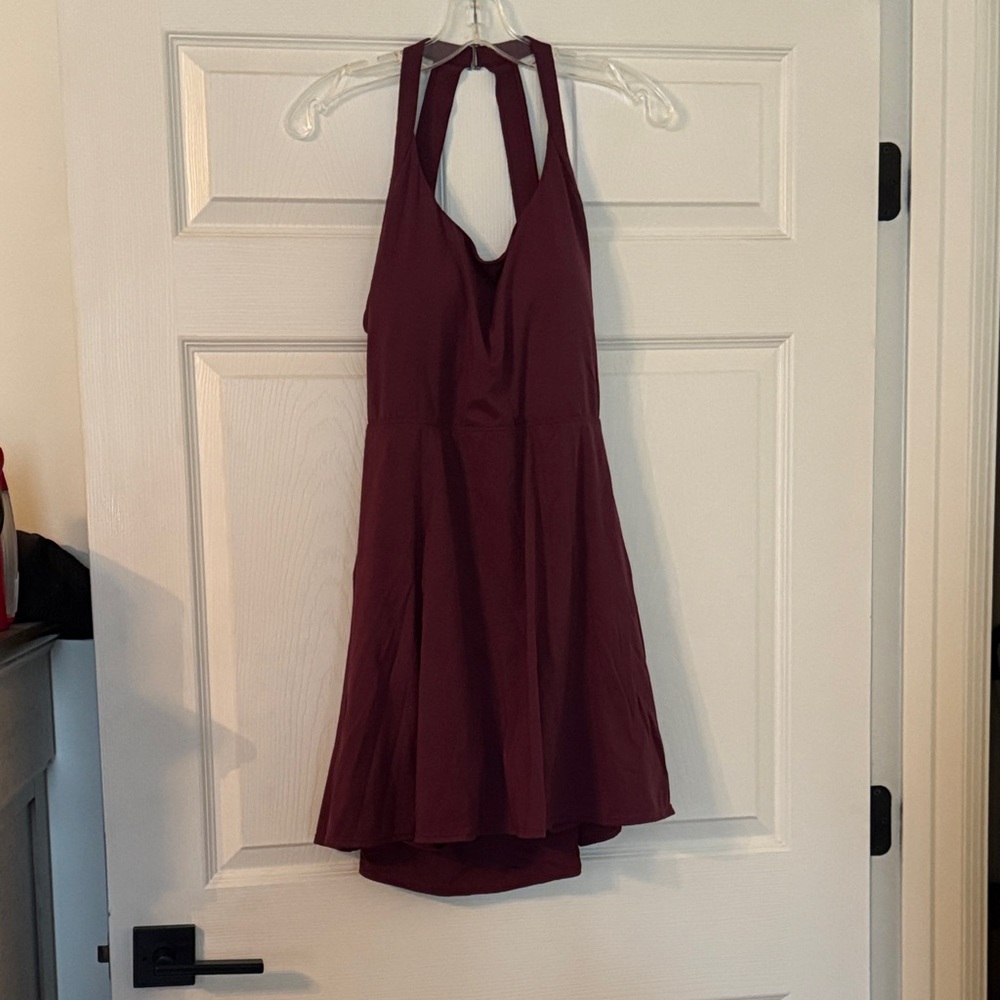 HALARA athletic Burgundy Dress